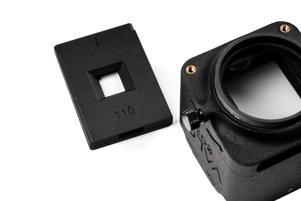 easy35 110 Holder with a body on a white background.