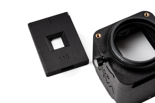 easy35 110 Holder with a body on a white background.