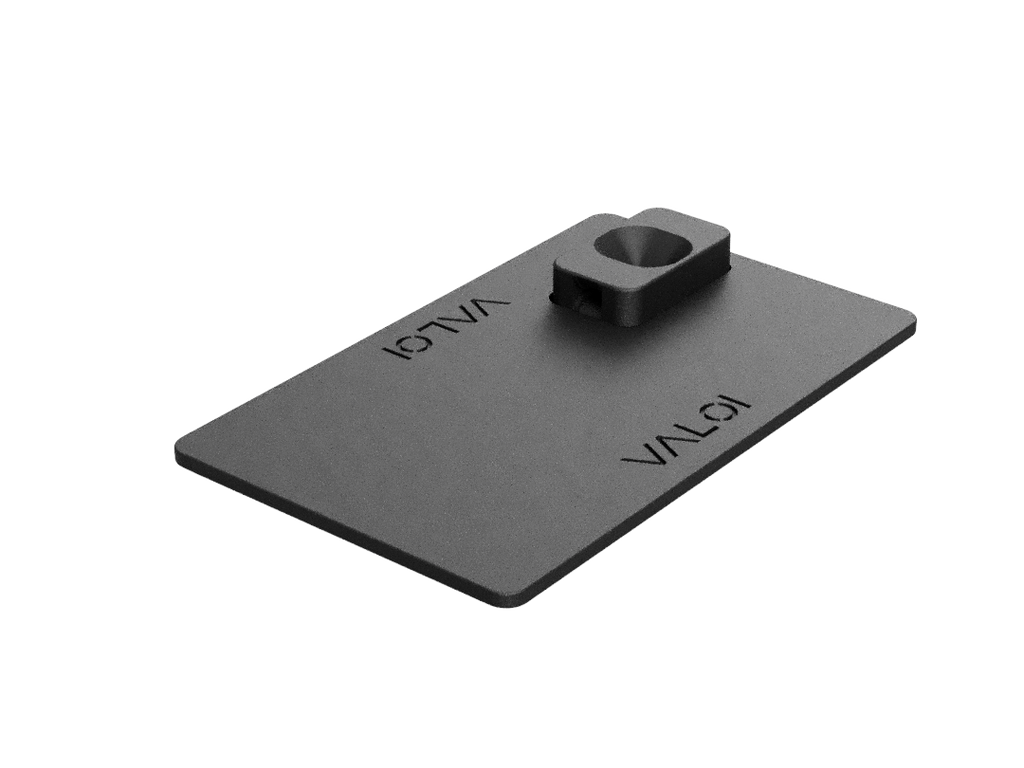 VALOI Custom Series 8mm holder on a transparent background.