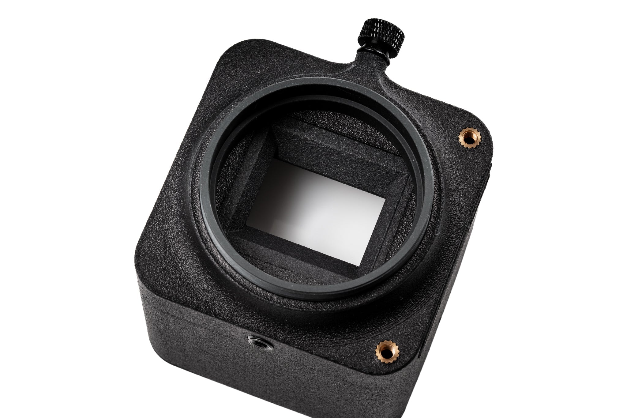 easy35 APS holder attached to a body on a white background.