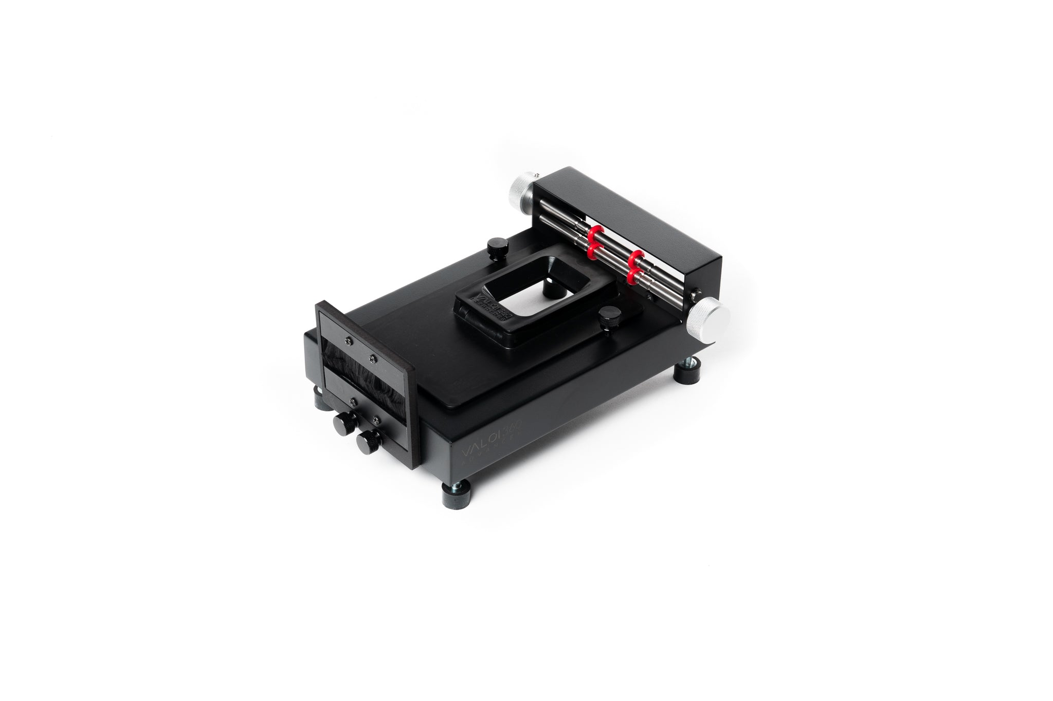 VALOI Advancer v2 with a film holder on a white background.