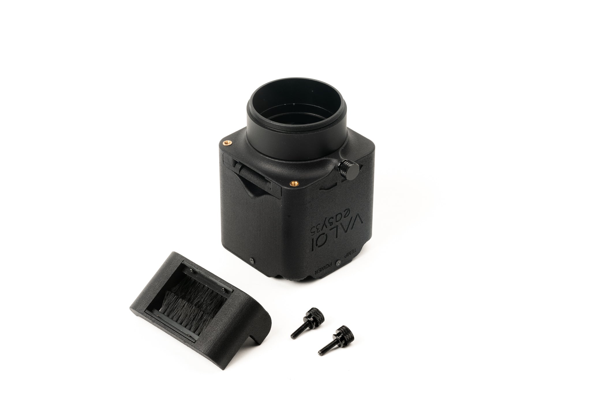 Easy35 Duster with a body and two knobs on a white background.