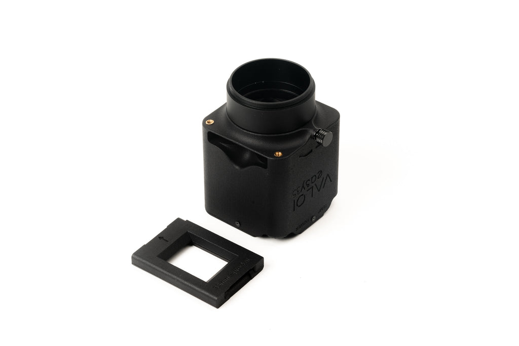 Easy35 sprocket holder with a body on a white background.