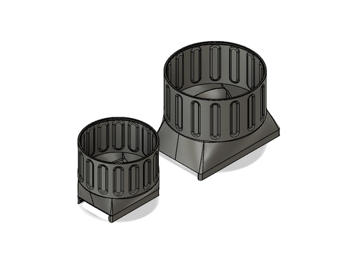 3D Model File: VALOI 360 Scanning Hood on a white background.