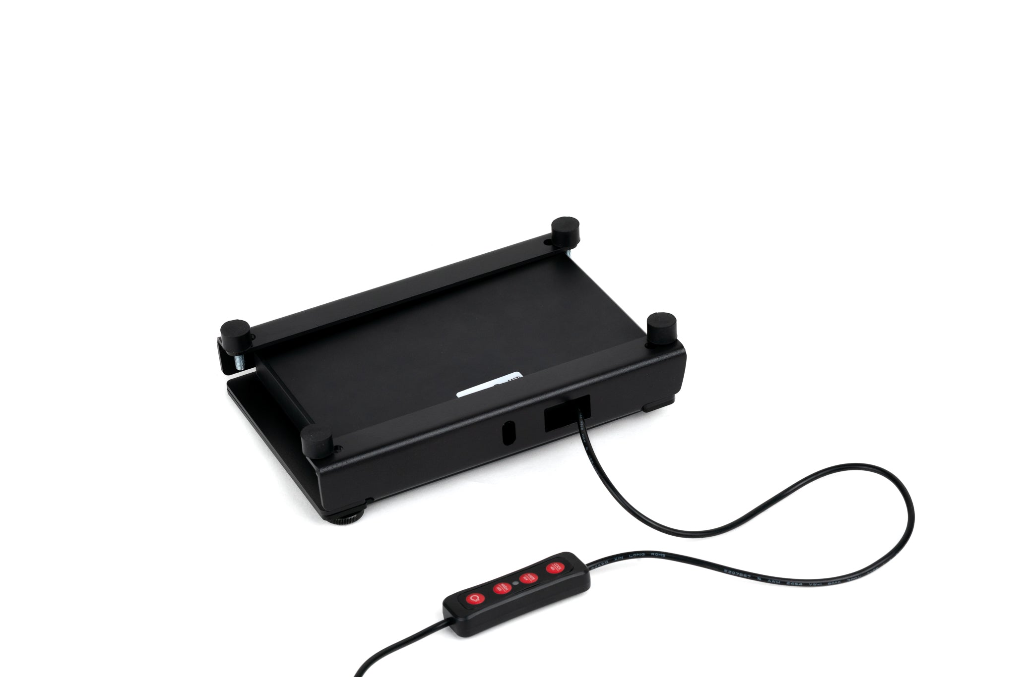 LightAdapter for CS-LITE bottomside with remote control on a white background.