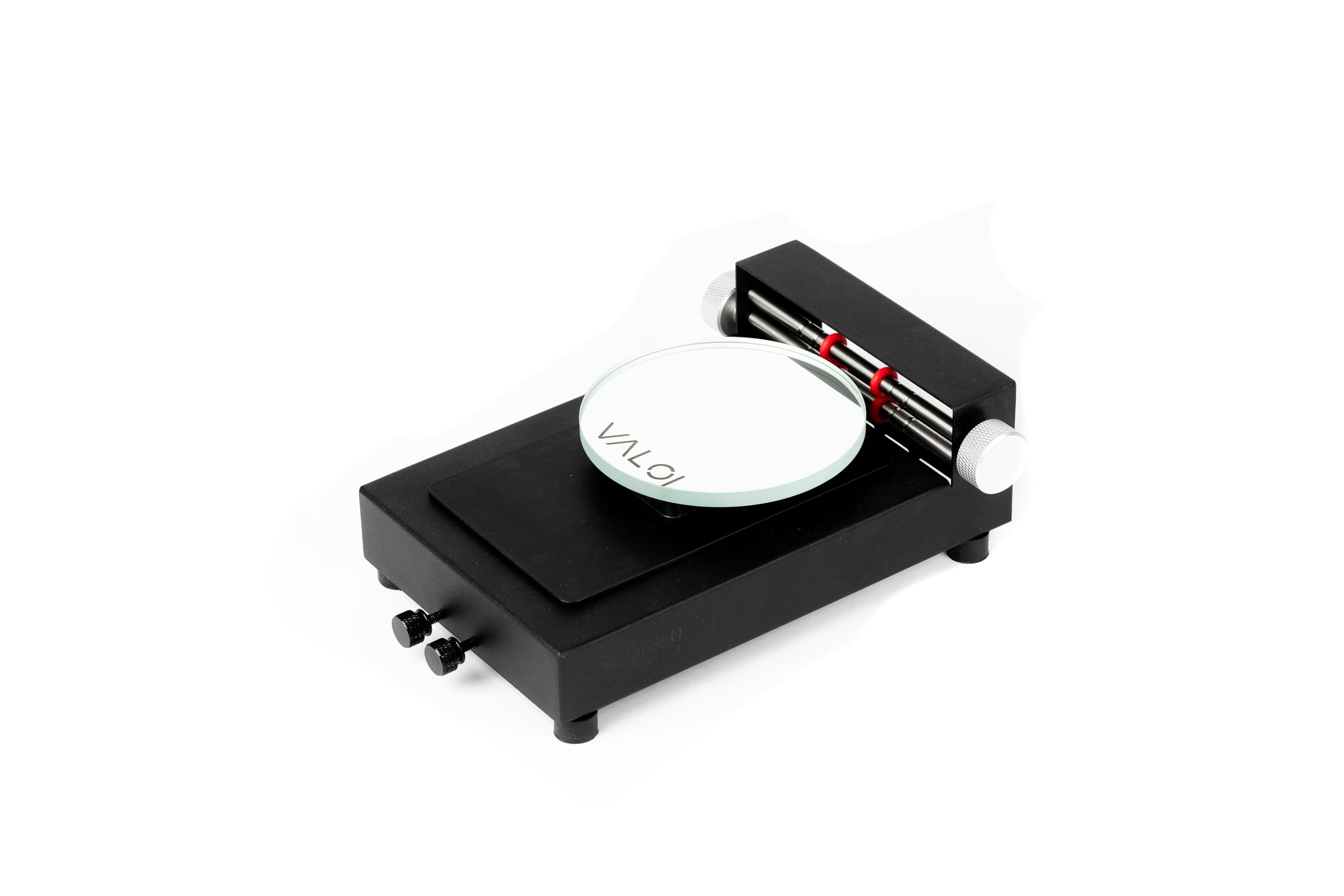 VALOI Levelling Mirror with Advancer on a white background.