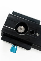 Novoflex Repro 650 attachment plate on a white background.