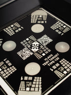 Vlad's Test Targets extreme close-up.