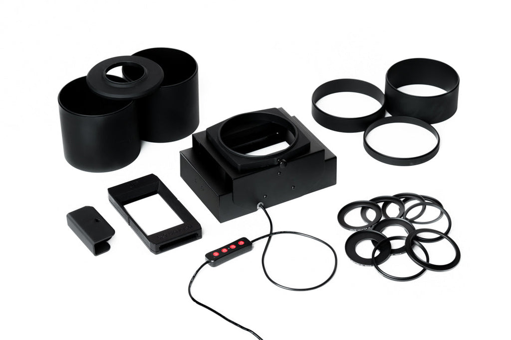 Easy120 all parts separately on a white background.