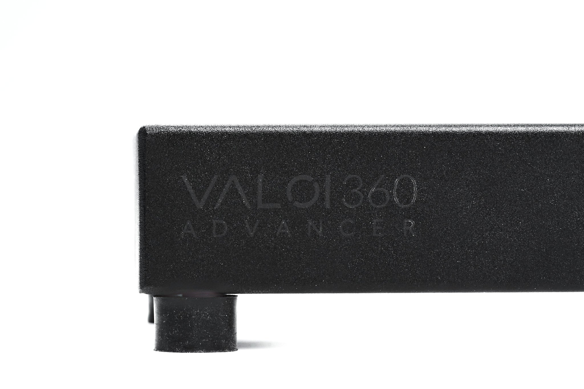 VALOI Advancer Scanning Kit text close-up on a white background. 